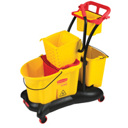 View: 7780 WaveBrake Mopping Trolley Side Press